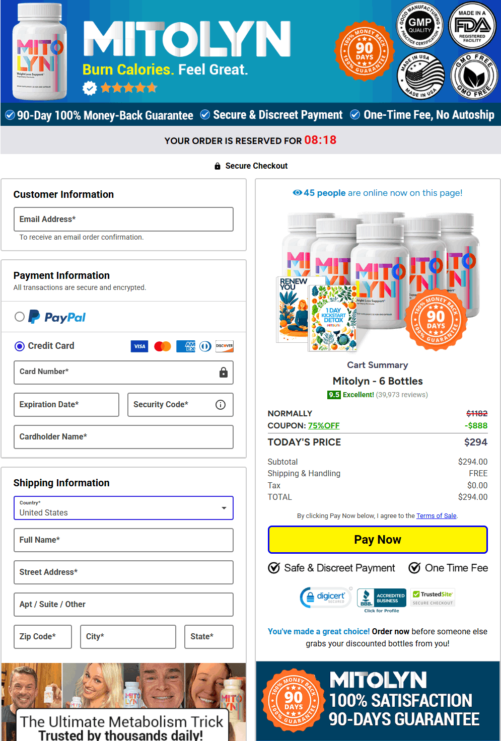 mitolyn Secure-Checkout